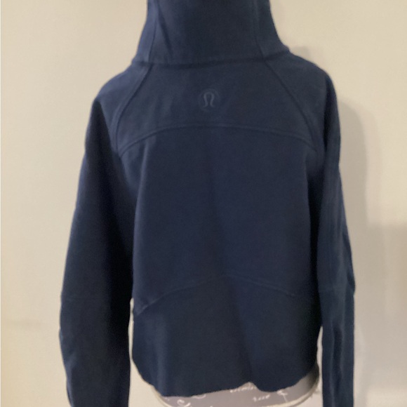 Lululemon Scuba Funnel neck half zip Navy Sweatshirt(M/L) - Picture 3 of 9